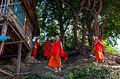 Luang Prabang, Laos - Walking along the riverfront of the Mekong 